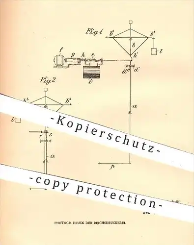 original Patent - Vereinigte Elbe - Schifffahrts - Ges. AG /  Werft Uebigau , Dresden , 1905 , Dynamometer , Schiffe !!!