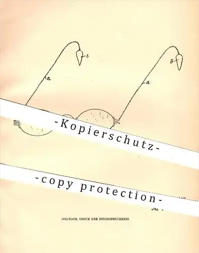 original Patent - Otto Brömler in Dresden , 1905 , Befestigung für Brillen , Brille , Optiker , Augenoptiker , Sehhilfe