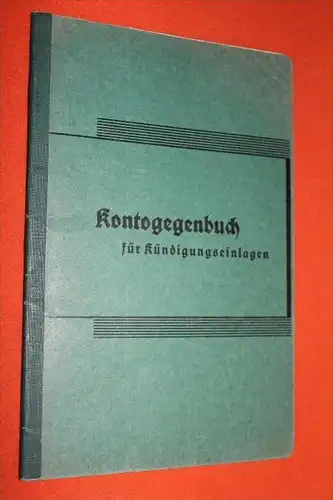 altes Sparbuch , Heiligenstadt , 1944 , Anna Scheller , geb. Kaul , Heinemann , Sparkasse , Bank , Post !!!