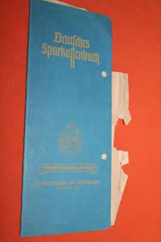 altes Sparbuch , Lübben , 1944-46 , Sparkasse , Bank , Post !!!