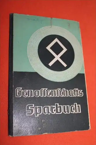 altes Sparbuch , Bönitz / Uebigau-Wahrenbrück , 1935-45 , Irma Beyer , Apitz , Berger , Sparkasse , Bank , Post !!!