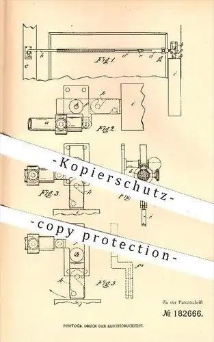 original Patent - Julius Albig , Speyer / Rhein , 1906 , Bewegungsvorrichtung für Reklame - Tafeln u. Bilder , Werbung !