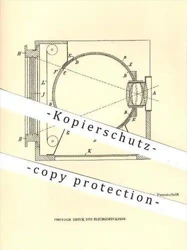 original Patent - Dr. Paul Puschkin , Warschau , 1905 , Fotografische Kamera , Fotokamera , Fotografie , Fotograf , Foto