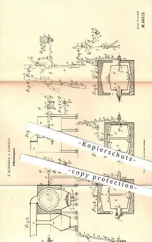 original Patent - E. Boersken , Krefeld , Kaffeeröstautomat , Kaffeeröster , Kaffee , Rösten , Röstung , Kaffeebohnen !!