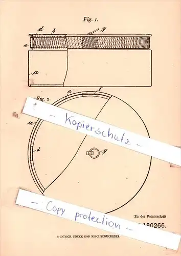 Original Patent  - Rudolph Teutsch in Berlin , 1906 , Fliegenfänger  !!!