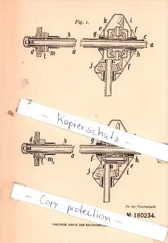 Original Patent  - A. Farkas und J. Kieffer in Paris , 1905 ,  Differentialgetriebe an Motorwagen !!!