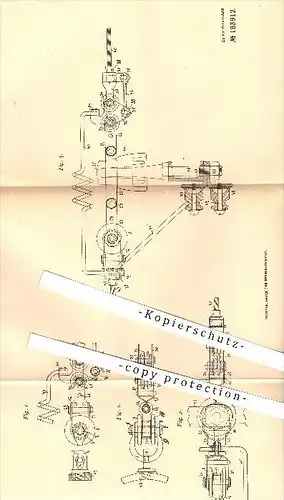 original Patent - Nicolaus Astafieff in Kolomna , Russland , 1903 , Befestigen von Kabel u. elektrischen Luftleitung !!!