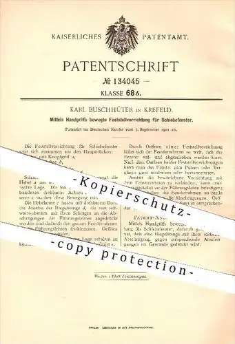 original Patent - Carl Teich , Bischofswerda , 1902 , Fensterwirbel , Fenster , Wirbel , Griff , Türgriff , Fensterbau !