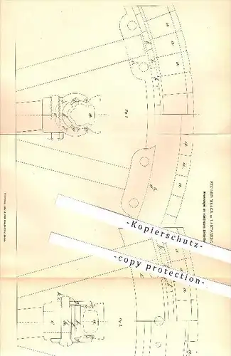 original Patent - Eduard Maage in Landsberg i. W. , 1879 , elastische Radreifen , Rad , Räder , Reifen , Fahrzeugbau !!!