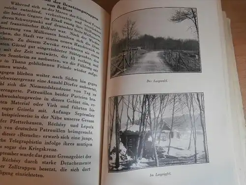 Der Krieg an der Juragrenze , Jura , 1931 , M. Sulser in Bern , A. Cerf , 288 Seiten , Delsberg !!!