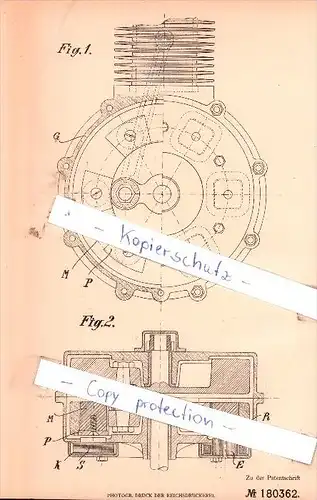 Original Patent - G. Michalek in Wien , 1904 ,  Zündstromerzeuger für Explositionskraftmaschinen !!!