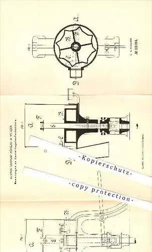 original Patent - Ludwig E. Mühlau in Wurzen , 1884 , Zentrifugalaufschütter , Mühle , Mühlen , Mahlen , Müller !!!
