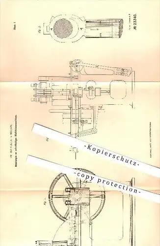 original Patent - Fr. Bödeker , Milspe , 1882 , Stiefeleisenmaschine , Stiefeleisen , Draht , Metall , Metallbearbeitung