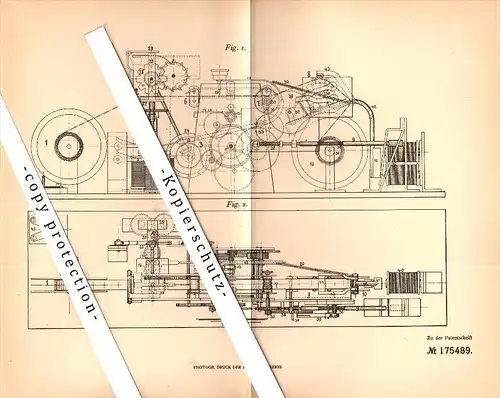 Original Patent - Ernst Poldrack in Klotzsche-Königswald / Dresden , 1904 , Geschwindigkeitsmesser  !!!