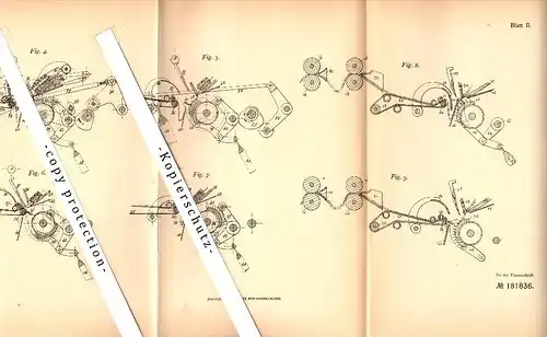 Original Patent - Eugene Delette à Lure , Haute-Saone , 1905 , Appareil pour Comber !!!