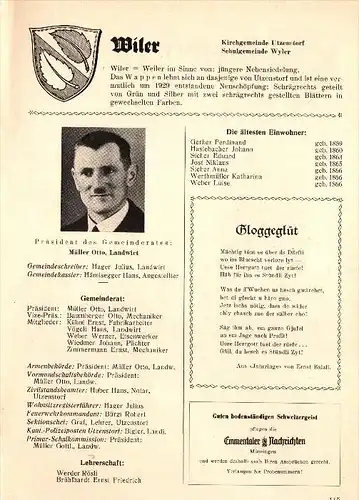 original Zeitungsbericht - 1947 - Zauggenried b. Jegenstorf und Wyler b. Utzenstorf , Messer-Stuber !!!