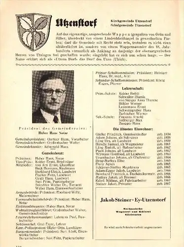 original Zeitungsbericht - 1947 - Utzenstorf , H. Huber , Emmental BE !!!