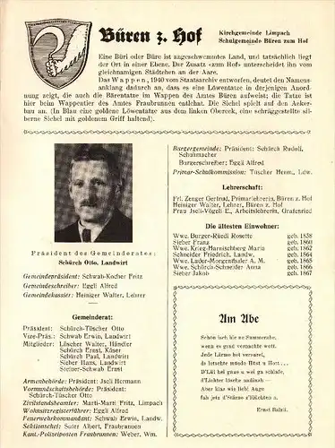 original Zeitungsbericht - 1947 - Deisswil bei Münchenbuchsee und Büren zum Hof , Fraubrunnen !!!