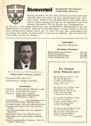 original Zeitungsbericht - 1947 - Etzelkofen und Diemerswil , BE , Fraubrunnen !!!
