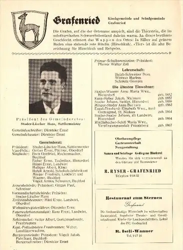 original Zeitungsbericht - 1947 - Grafenried BE , H. Studer-Lüscher , R. Ryser - Grafenried !!!