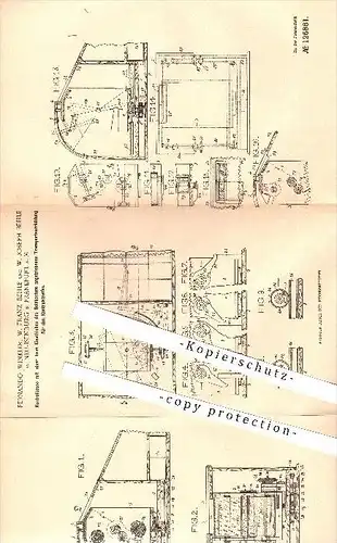 original Patent - Fernando Winkler , W. Franz Behle , W. Joseph Behle in Neu-Isenburg b, Frankfurt a. M. , 1901 , Kasse