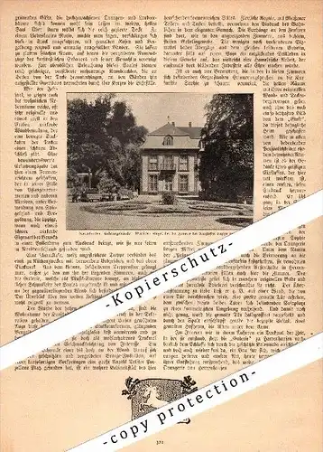 original Zeitungsbericht - 1905 - In und um Herrenhausen b. Hannover !!!