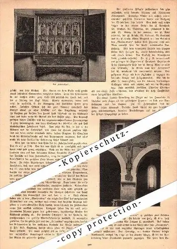 original Zeitungsbericht - 1905 - Kunstaltertümer im Kloster Loccum , Rehburg-Loccum !!!