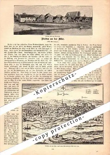 original Zeitungsbericht - 1905 - Verden an der Aller !!!