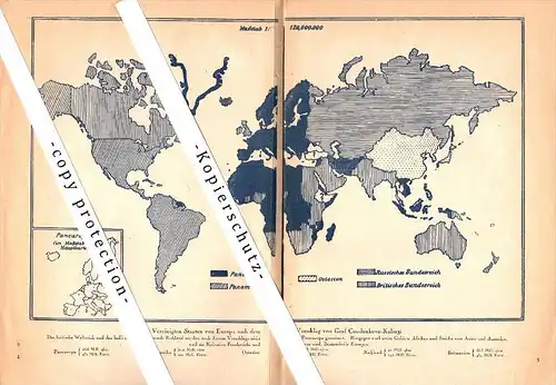 sehr seltenes Heft , VEREINIGTE STAATEN VON EUROPA 1927 , VSE , Waffenfabrik Bofors , EU , Kanonen  !!!