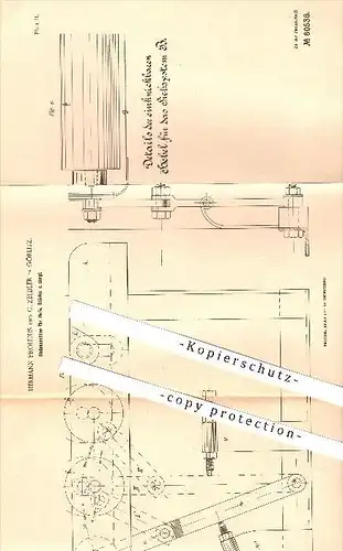 original Patent - Hermann Prollius & G. Zeidler in Görlitz , 1891 , Siebmaschine für Hefe und Stärke , Brauerei !!!