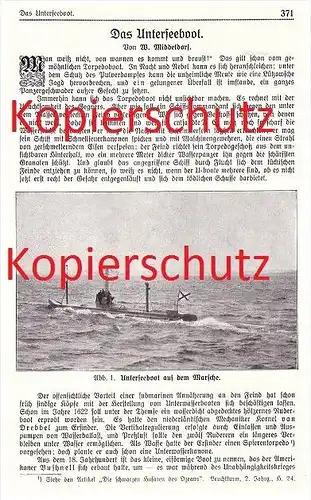 original Zeitungsbericht - 1911 -  Unterseeboote , U-Boot Bau , Schiffbau , Unterseeboot !!