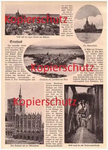 original Zeitungsbericht - 1928 - Stralsund i. Mecklenburg  !!!