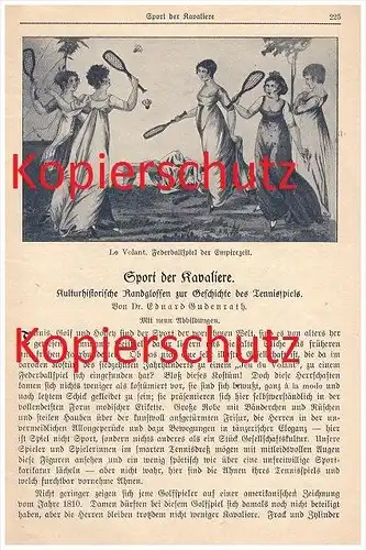 original Zeitungsbericht - 1926 - Tennis , Sport der Kavaliere , Golf !!!
