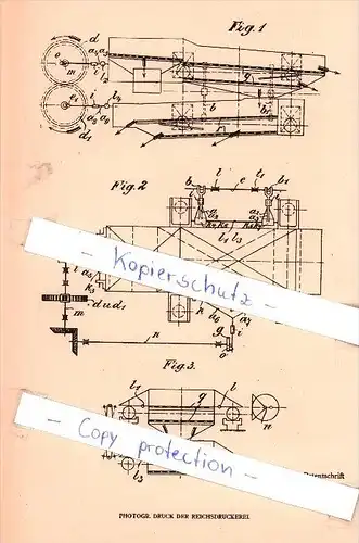 Original Patent - J. Waldbrunn in Klein Zabrze / Hindenburg , Ober-Schlesien , 1904 ,  Schüttsieb !!!