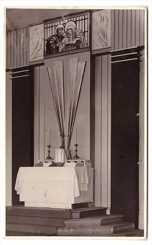 Foto OFLAG VII A in Murnau , mit Stempel Kommandantur , Kantine , camp de Prisonniers !!!