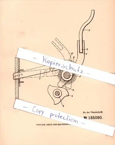 Original Patent   - Jakob Felber in Lörrach , Baden , 1905 , Teppichreinigungsmaschinen !!!