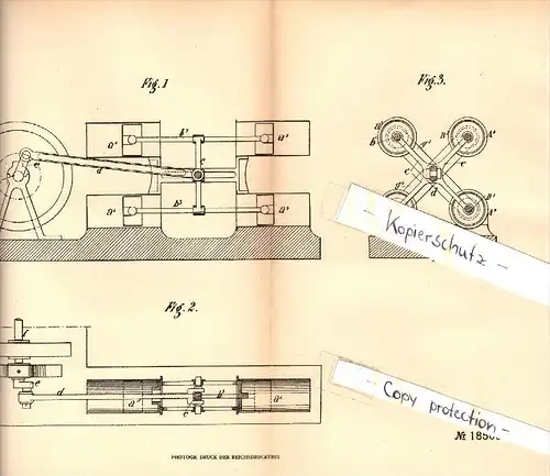 Original Patent - J.M.E. de Bucy à  Bar-sur-Aube , 1906 , moteur multicylindre !!!