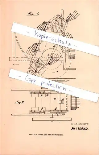 Original Patent - Hans Petersen in Iverslund b. Sörup , 1906 , Kartoffelerntemaschine mit Elevator , Agrar !!!