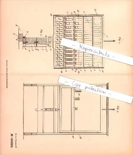 Original Patent - H. Büttner in Neu - Isenburg und Carl Koch in Frankfurt  , 1905 , Lehrmittel , Schule !!!