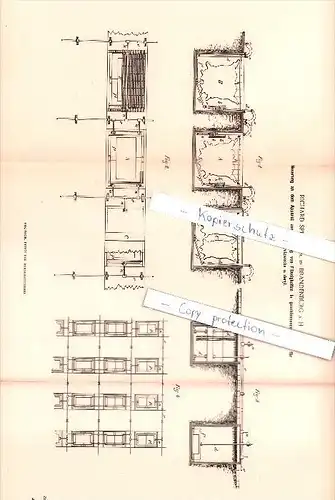 Original Patent - Richard Spitta in Brandenburg a. H., 1898 , Apparat für Gerberei !!!