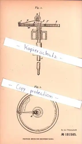 Original Patent - Emil Claviez in Adorf i.V.  , 1904 , Herstellung von Papierstoffgarnen , Papier !!!