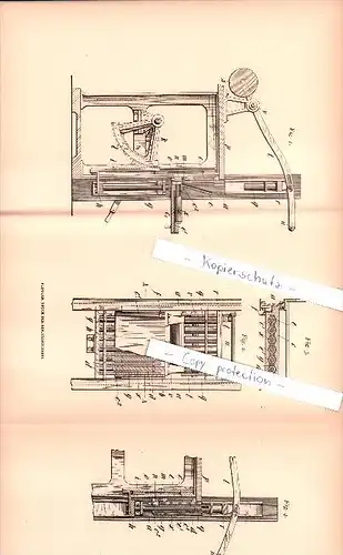 Original Patent - Julius Janzen in Rohrberg i. Altmark , 1905 ,  Drainröhrenformmaschine , Abwasser , Entwässerung !! !