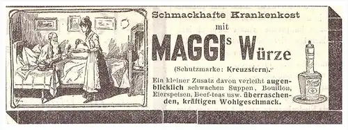 original Werbung - 1905 - Maggi Würze , Kur , Arzt , Apotheke !!!