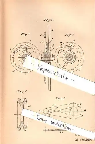 Original Patent - : A. Didierjean à Saint Quentin , 1904 , Transmission pour vélo , bicycle !!!