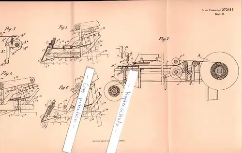 Original Patent - Paul Sabonadier dans Euabonne , 1912 , Production des tapis bariolés , Neuilly !!!
