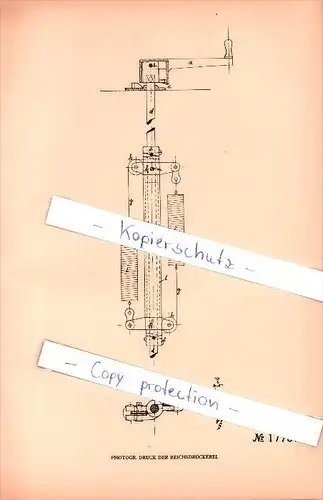 Original Patent - W. Lautenschläger in Pinerolo b. Turin , 1905 , Dispositivo per Automobile - freno a mano !!!