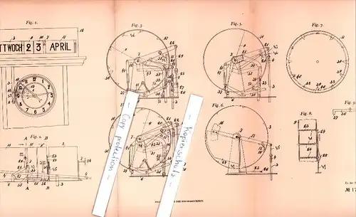 Original Patent - Per E. Persson in Marma b. Älvkarleby Municipality ,1905, Kalenderwerk , Kalender , Sweden , Skutskär