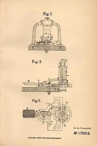 Original Patentschrift - J. Dayol und A. Schmitt in Brignoles , 1905 , Embrayage et de frein à verrouillage !!!