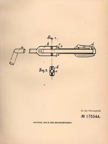 Original Patentschrift - R. Saladin in Sprottau / Szprotawa , 1905 , Lenkung für Motorrad , Fahrrad !!!