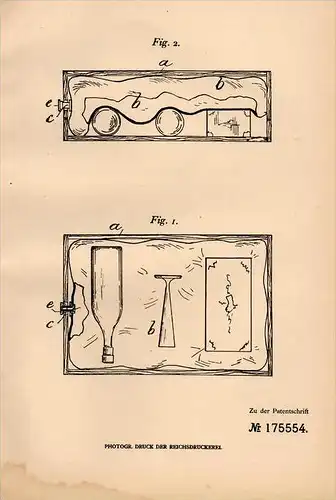 Original Patentschrift - Freiherr Carl von Walterskirchen in Graz , 1905 , Verpackung mit aufblasbaren Kissen !!!